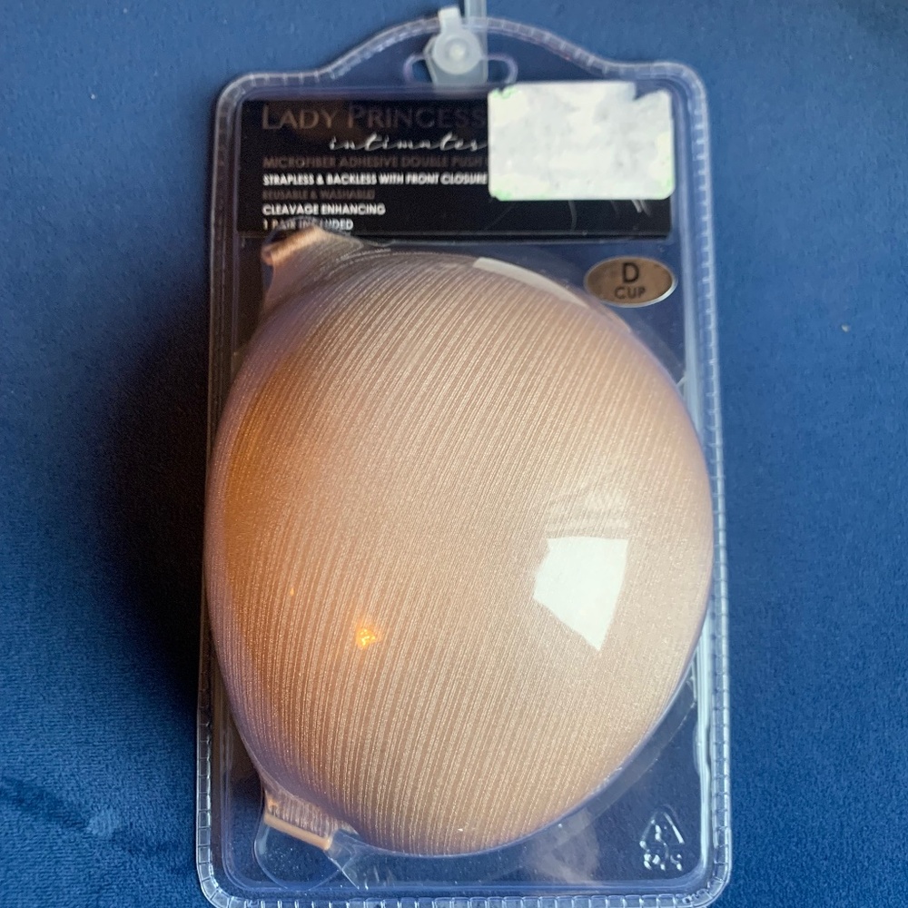 NWT Lady Princess Backless Double Push Up Bra - D Cup